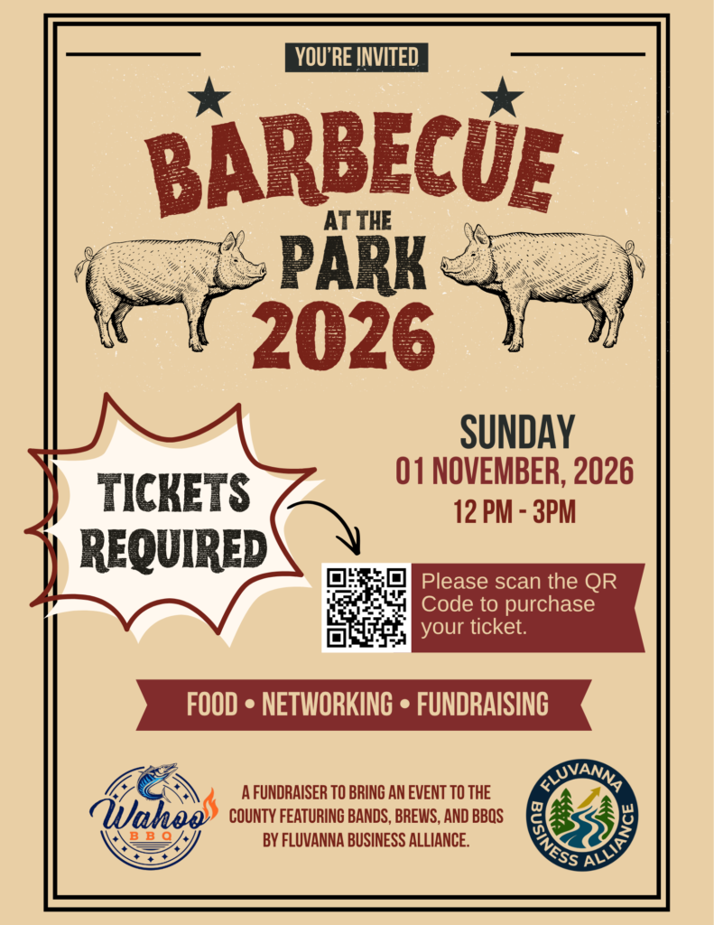 bbq at the park event flyer